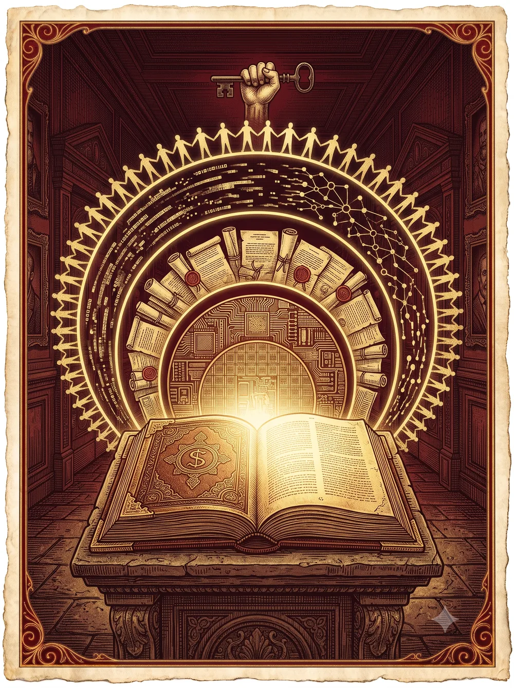 رسم توضيحي — كتاب السيادة الرقمية