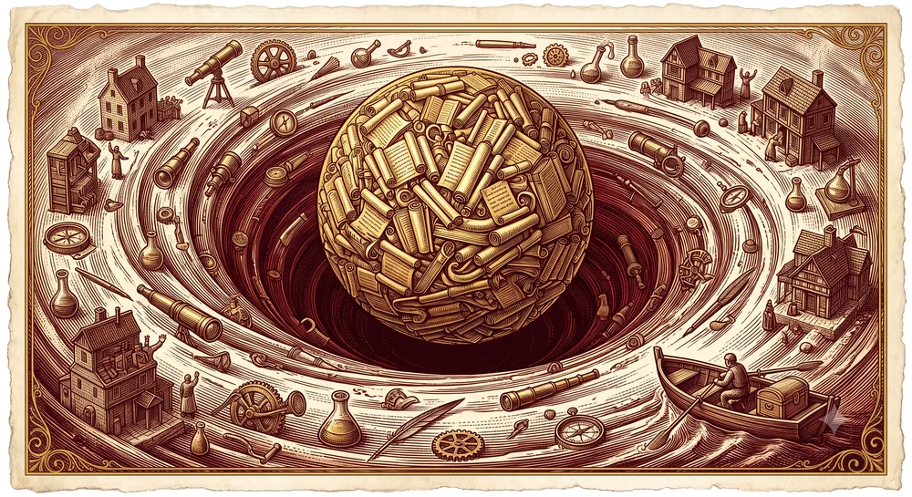 Illustration — The Gravity of Data