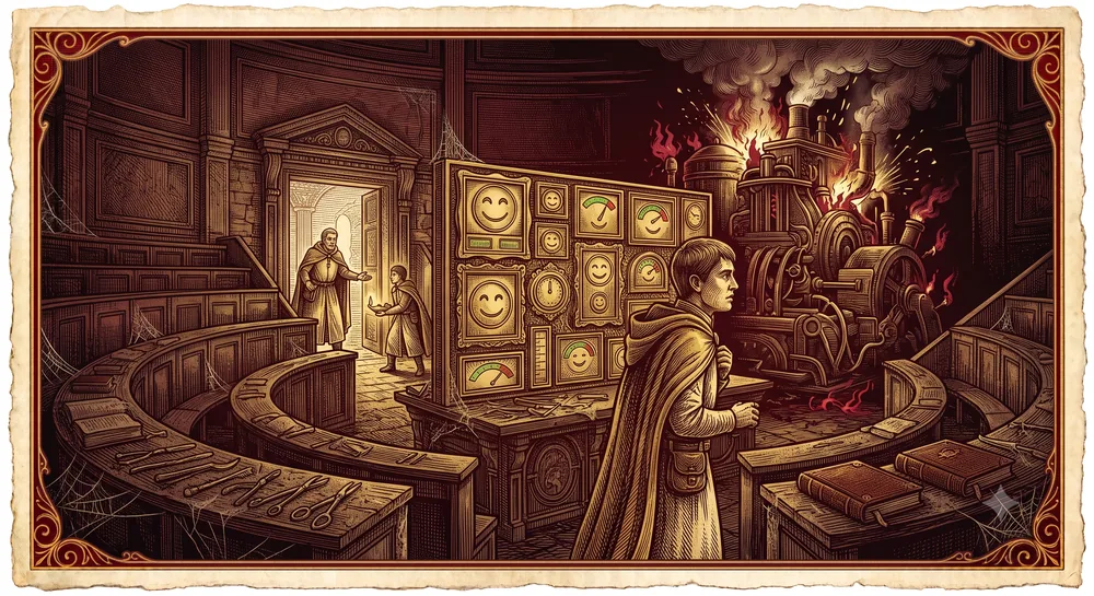 Illustration — The Diagnostic Amnesia